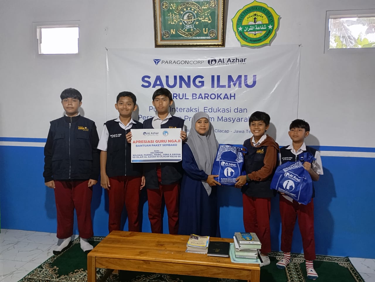 LAZ Al Azhar Cilacap Apresiasi Guru Ngaji Penggerak Program Magrib Mengaji